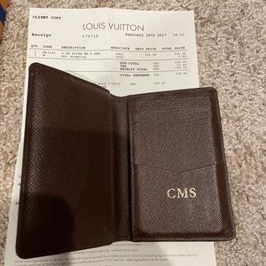 Louis Vuitton Monogram Pocket Organizer